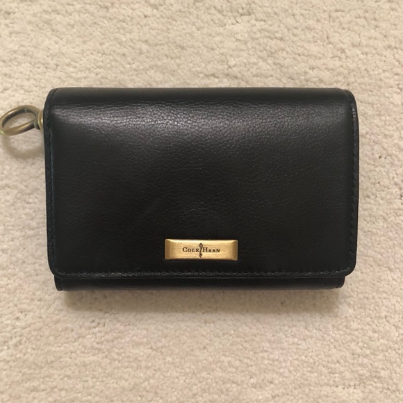 Cole Haan Handbags - Black Leather Cole Haan Wallet. Brand New!